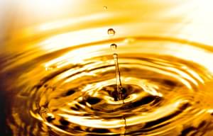 Diesel oil drop, column, splash, figure